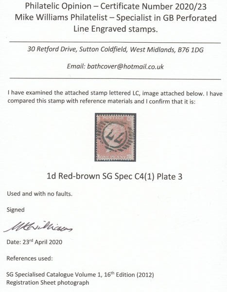 126679 1855 DIE 2 1D PL.3 S.C.16 (SG21)(LC).