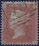 126683 1855 DIE 2 1D PL.20 L.C.14 WATERMARK INVERTED (SPEC C6c) LETTERED BK.