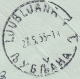 126982 1953 MIXED REIGNS USAGE WEST BROMWICH TO YUGOSLAVIA.