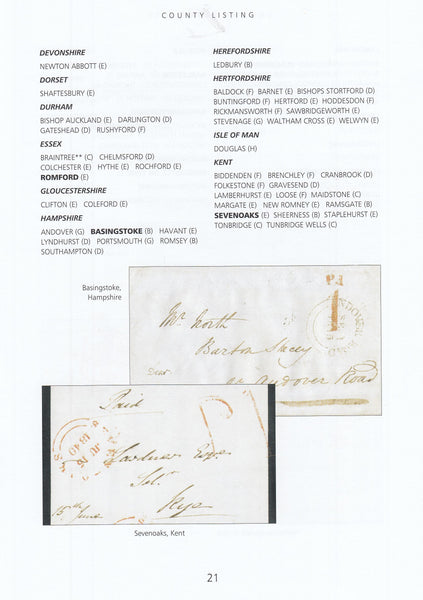 127041 'UNIFORM PENNY POST, HANDSTRUCK PAID POSTAGE STAMPS OF ENGLAND AND WALES 1840-1853' BY STEVE WALKER.