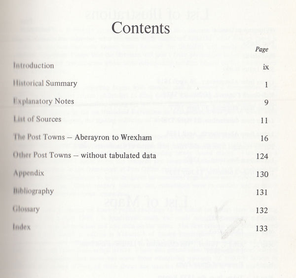 127044 'THE WELSH POST TOWNS BEFORE 1840' BY MICHAEL SCOTT ARCHER.