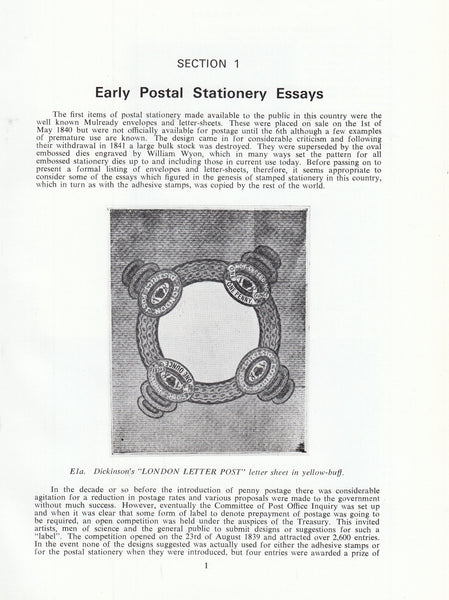 127069 'BRITISH POSTAL STATIONERY, A PRICED HANDBOOK OF THE POSTAL STATIONERY OF GREAT BRITAIN' BY A K HUGGINS.