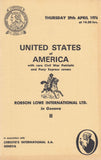 127299 'UNITED STATES OF AMERICA' ROBSON LOWE AUCTION APRIL 1976 HELD IN GENEVA.