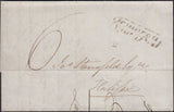 128032 1835-1838 'GOMERSAL/PENNY POST' HAND STAMP (YK1048) THREE COVERS.