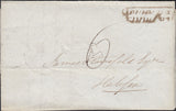 128171 1835-1839 COVERS WITH 'GOMERSAL/PENNY POST' HAND STAMPS (YK1048)(4).