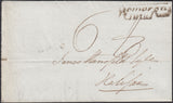 128171 1835-1839 COVERS WITH 'GOMERSAL/PENNY POST' HAND STAMPS (YK1048)(4).