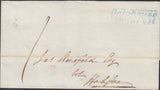 128172 1839 MAIL BRIGHOUSE TO HALIFAX WITH 'BRIGHOUSE/PENNY POST' HAND STAMP (YK585).