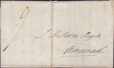 128201 1825 LETTER STOKE FERRY, NORFOLK TO NORWICH WITH 'STOKE FERRY' HAND STAMP (NK373).
