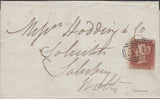 128260 MARLBOROUGH (WILTSHIRE) EARLIEST KNOWN USAGE '516' BARRED NUMERAL ON WRAPPER DATED 30TH MAY 1844.