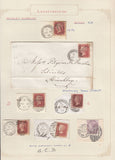 128278 COLLECTION MARKET HARBOROUGH (LEICS) POSTAL HISTORY/CANCELLATIONS CIRCA 1780-1969.