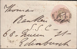 128319 1846 MAIL CANTERBURY TO EDINBURGH WITH 'GODMERSHAM/PENNY POST' HAND STAMP (KT477).