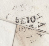 128323 1843 MAIL SOUTHWOLD, SUFFOLK TO SAXMUNDHAM WITH 'SOUTHWOLD/PENNY POST' HAND STAMP (SK311).