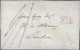 128328 1839 LARGE PART LETTER LANCASTER TO LONDON WITH 'LANCASTER/PENNY POST' HAND STAMP (LA648).