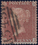 128565 1855 DIE 2 1D PL.5 MATCHED PAIR S.C.16 (SG21) AND L.C.14 (SPEC C6) LETTERED QI.