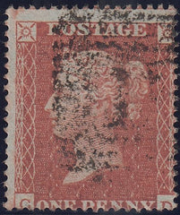 128568 1855 DIE 2 1D PL.6 MATCHED TRIO (SG21, SG26 AND SPEC C6) LETTERED CD.