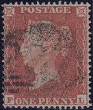 128570 1855 DIE 2 1D PL.4 MATCHED TRIO (SG21, SG26 AND SPEC 6) LETTERED FL.