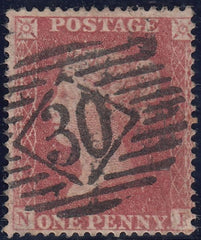 128583 1858 DIE 2 1D PL.42 PERFORATION 16 (SG36) (NI).