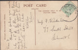 128605 1906 MAIL USED IN ISLEWORTH, MIDDLX WITH 'ISLEWORTH' SKELETON DATE STAMP.