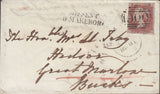 128673 1848 MAIL WITHAM, ESSEX TO GREAT MARLOW, BUCKS WITH 'MISSENT/TO MARLBORO' HAND STAMP (WL458).