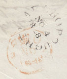 128673 1848 MAIL WITHAM, ESSEX TO GREAT MARLOW, BUCKS WITH 'MISSENT/TO MARLBORO' HAND STAMP (WL458).
