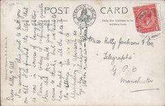 128715 1905-1937 CAERNARVONSHIRE 'NEVIN' POST MARKS (7 ITEMS).