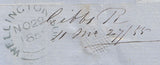 128800 1855 MAIL BRISTOL TO WELLINGTON, SOMERSET WITH 'BRISTOL/134' SIDEWAYS DUPLEX.
