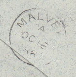 128890 1888 MAIL PEMBROKE DOCK TO MALVERN WITH 'PEMBROKE.DOCK/368' DUPLEX.