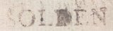 128943 1788 MAIL USED IN LONDON WITH WESTMINSTER OFFICE DOCKWRA TYPE 4a (L363a) AND 'SOLDEN' LONDON RECEIVERS HAND STAMP (L375).