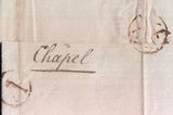 129063 1780 'V' LONDON GENERAL POST RECEIVER'S HAND STAMP OF WILLIAM VENABLES ON LETTER LONDON TO MAIDENHEAD.