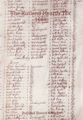 129101 'THE RUTLAND HEARTH TAX 1665' BY THE RUTLAND RECORD SOCIETY.