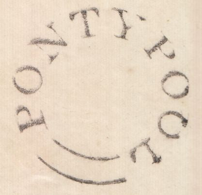 129132 1833 MAIL NEWPORT, MONMOUTH TO WORCESTER WITH 'NEWPORT MON/PENNY POST' HAND STAMP (W1792).