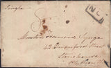 129133 CIRCA 1825-1832 MAIL TORQUAY TO PLYMOUTH WITH 'NEWTON ABBOT/P.Y POST' HAND STAMP (DN953).