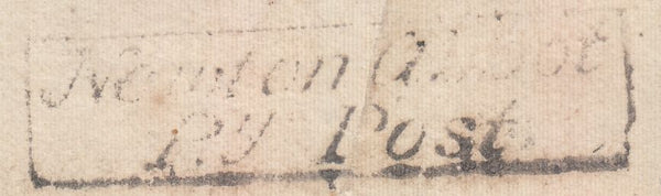 129133 CIRCA 1825-1832 MAIL TORQUAY TO PLYMOUTH WITH 'NEWTON ABBOT/P.Y POST' HAND STAMP (DN953).