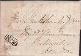 129163 1832 CROSS WRITTEN LETTER CROSS, SOMERSET TO LONDON WITH 'CROFS/PENNY POST' HAND STAMP (SO435).