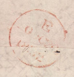 129163 1832 CROSS WRITTEN LETTER CROSS, SOMERSET TO LONDON WITH 'CROFS/PENNY POST' HAND STAMP (SO435).