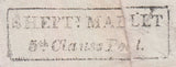 129195 1830 MAIL CASTLE CARY, SOMERSET TO WELLS WITH 'SHEPTN. MALLET/5th. Clause Post' HAND STAMP IN BLACK (SO686).