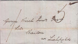 129313 1839 MAIL BIRMINGHAM TO LICHFIELD WITH 'LICHFIELD/PENNY POST' HAND STAMP (ST350).