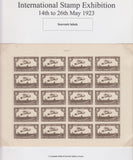 129475 COLLECTION LONDON INTERNATIONAL STAMP EXHIBITION HELD IN MAY 1923.