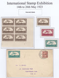 129475 COLLECTION LONDON INTERNATIONAL STAMP EXHIBITION HELD IN MAY 1923.