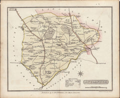 129517 1823 MAP OF RUTLANDSHIRE BY NEELE AND SON.