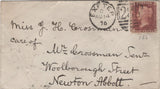 129558 COLLECTION OF 'EXETER/285' CANCELLATIONS 1858-1901.