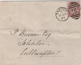 129558 COLLECTION OF 'EXETER/285' CANCELLATIONS 1858-1901.