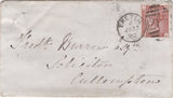 129558 COLLECTION OF 'EXETER/285' CANCELLATIONS 1858-1901.