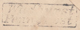129570 1835 MAIL GOUDHURST, KENT TO MAYFIELD, SUSSEX WITH MANUSCRIPT 'By Wadhurst', 'WADHURST/PENNY POST' AND 'LAMBERHURST' HAND STAMPS.