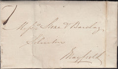 129575 1834 MAIL BAYHAM ABBEY, SUSSEX TO MAYFIELD WITH 'WADHURST/PENNY POST' HAND STAMP (SX1243).