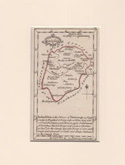 129640 1759 MAP OF RUTLANDSHIRE BY JOHN GIBSON.