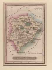 129641 1810 MAP OF RUTLANDSHIRE BY MILLER.