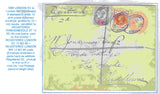 129651 COLLECTION OF UK INTERNAL REGISTERED MAIL 1888-1912 (43 ITEMS).