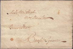 129719 CIRCA 1770 WRAPPER USED IN LONDON WITH SOUTHWARK OFFICE DOCKWRA (L354).