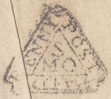 129719 CIRCA 1770 WRAPPER USED IN LONDON WITH SOUTHWARK OFFICE DOCKWRA (L354).